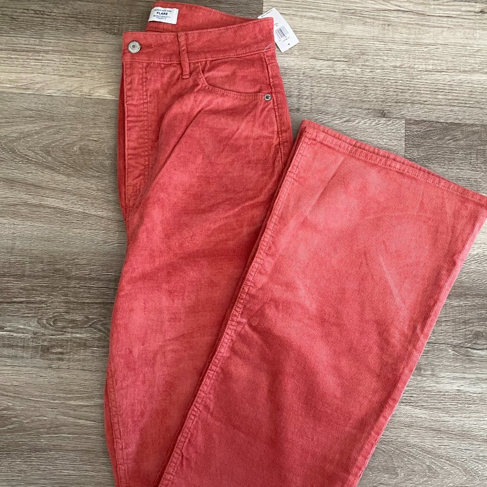 Old Navy Tall High-Waisted Flare Corduroy Pant